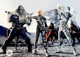 gals nefer e wandar flashman tokusatsu bonecos de anime anime