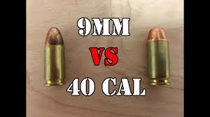 9mm vs 40 caliber head to head