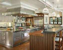 The use of wood and metal for the island's countertop in this professional home kitchen design adds. Amazing Professional Kitchen Design Idea Kitchen Design Styles Kitchen Designs Layout Kitchen Island Design