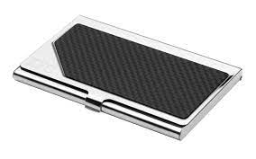 X 2.5 in.) can also hold other items like credit cards and id's. Carbon Fiber Polished Silver Business Card Case Holder Hansonellis Com