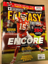 It's no secret that there's cbs sports fantasy is a great football reference that provides projections, stats, and outlooks by cbs experts. Fantasy Football Today On Twitter Cbs Sports Fantasy Football Draft Guide Spring Issue Is Out Now Find It On Newsstands Now