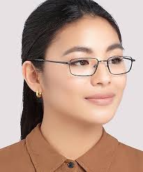 Glasses Direct ™ -Ellis Rectangle Black Full Rim Eyeglasses