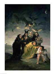It was purchased in 1798 along with five other paintings related to witchcraft by the duke and duchess of osuna. Witches Sabbath Painting By Francisco De Goya At Framedart Com