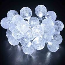 Ledertek Solar Lichterkette 6m 30 Led Kugel Aussenlichterkette Wasserdicht Mit Lichtsensor Weihnachtsbele Weihnachtsbeleuchtung Solar Lichterkette Lichterkette