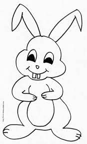 Coloriage Petit Lapin Amusant Dessin Gratuit A Imprimer