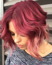 Shawna Russell On Instagram Refreshed This Beauty Yesterday Went A Little Deeper Red Violet This Time All Done With P Wavy Bob Hairstyles Hair Hair Styles