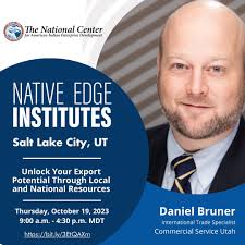 Daniel Bruner, International Trade Specialist at Commercial Services Utah,  will be speaking at the Salt Lake City, UT NEI