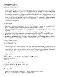 They want a cover letter that is to the point and easy to read. Quantity Surveyor Cv Example Template Sample Info Cv Template Master