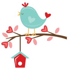 Cute Bird On Branch Drawing Valentine Bird On Branch Svg Bird On Branch Branch Drawing Colorful Drawings