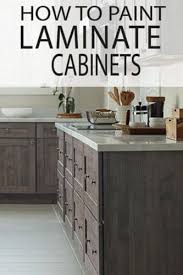 Unlike drywall, cabinets are made out of a variety of materials—from wood to metal—that are then covered with a range of finishes, from. Painted Furniture Ideas How To Paint Laminate Cabinets Painted Furniture Ideas