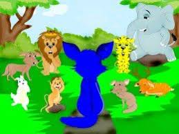 Short Animal Stories For Kids The Blue Jackal Story With Pictures Animal Stories English Stories For Kids Stories For Kids