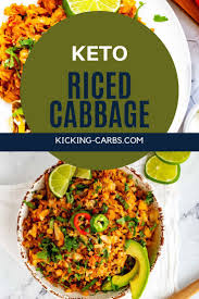 Cabbage Rice Keto Low Carb Recipe Keto Cabbage Recipe Keto Recipes Easy Keto Side Dishes