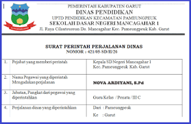 Surat Perintah Perjalanan Dinas Sppd Terbaru Surat Perjalanan Pendidikan