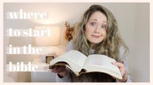 The book of genesis is the first. Where To Start Reading The Bible What Book Of The Bible Should I Read First Bible For Beginners Youtube