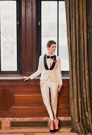 9 Brides That Rocked It Out In Bridal Suits Women Suits Wedding Tuxedo Women Dapper Bride