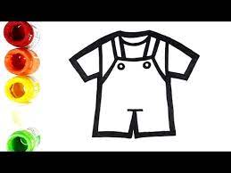 Tekan pensil dengan ringan saat menggambar sehingga anda bisa kembali dan menghapus kesalahan dengan mudah. Cara Menggambar Dan Mewarnai Baju Anak Laki Laki Youtube