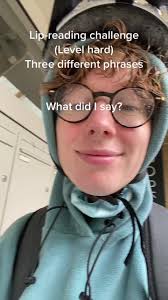 Lipreading challenge #deaf #deaftiktok #lipreading #challenge