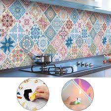 Wallpapers décor & gardenwaterproof peel and stick contact paper oil proof kitchen wallpaper sticker self adhesive removable vinyl wall paper. Oil Proof Fireproof Waterproof Wallpaper Roll For Kitchen Wall Desktop Cabinet Bohemia Decorative Self Adhesive Pape Wallpaper Roll Adhesive Paper Kitchen Wall