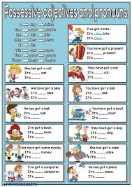 Possessive Adjectives And Pronouns Interactive Worksheet Img Possessive Adjectives And Pronoun In 2020 Pronomen Arbeitsblatt Englische Pronomen Englisch Nachhilfe