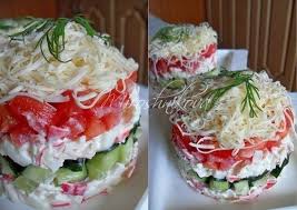 салаты из крабовых палочек рецепты с фото простые и вкусные Bezumnyj Salat Iz Krabovyh Palochek Recept Eda Vkusnyashki