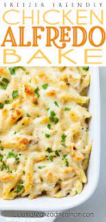 Easy Chicken Alfredo Bake Best Chicken Alfredo Recipe Recipe Chicken Alfredo Recipes Chicken Alfredo Easy Chicken Alfredo Casserole