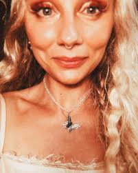 Thank you, beautiful @shydragonflyjewels for my gorgeous handcrafted  pendant. 🦋✨ You are so talented, and so kind. It was wonderful to see you  again. 😭♥️✨ #silversmith #shydragonflyjewels #magnoliapearl #clarebowen  #butterfly #moth #australia #