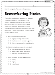 Grade 2 Reading Passages Memarchoapraga Reading Worksheets Main Idea Worksheet Reading Comprehension Worksheets