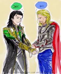 Imagine loki getting killed in thor: Loki And Thor Oh Brother By Lil Chilo On Deviantart
