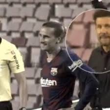Diego simeone, rafael santos borré, river. La Cara De Simeone Hablo Por El En El Cambio De Griezmann