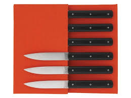 Coffret Cadeau 6 Couteaux De Table Perceval 9 47 Noir 94706 N Coute En 2020 Couteaux De Table Couteau Coffret