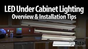 Led Under Cabinet Lighting Overview Installation Tips By Total Recessed Lighting Youtube