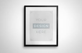 You simply add your ideas to this layout and see whether they are going to impress your potential audience or. Free Black Photo Frame Mockups Medialoot
