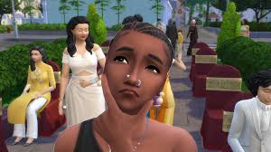 YOU MIND???? Bride and groom are trying to walk down the aisle!