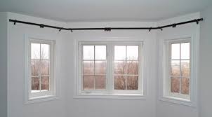 They are generally available in different lengths to fit different sizes of windows for you to hang your curtains. Bay Window Curtain Rods Beautiful Curtain Rods For Bay Windows
