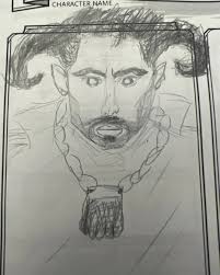 What is the object resembling a dragon's head in the photo?