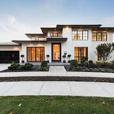 We offer detailed floor plans that assist the buyer in selecting the perfect house. Country Club Project W Design Collective White Exterior Houses House Designs Exterior Modern House Exterior