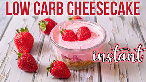 These desserts are not only low carb but they are sugar free. One Minute No Bake Strawberry Cheesecake Best Easy Sugar Free Low Carb Dessert Recipes Crazy Simple Keto
