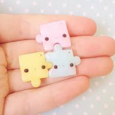 89 Likes 7 Comments Meabh Charmingideas On Instagram These Are Some Simple Jigsaw Piec Cute Polymer Clay Polymer Clay Kawaii Polymer Clay Crafts