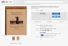 I love selling books on ebay. The Book On Ebay Warning 3rd Edition Is Coming Armstrong Economics