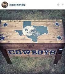 Another Custom Made 150qt Dallas Cowboys Cooler Box Handmade N Hand Painted Dallas Cowboys Crafts Dallas Cowboys Baby Dallas Cowboys Football