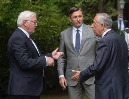 ˈʊɐ̯zula ˈɡeːɐ̯tʰʁuːt fɔn deːɐ̯ ˈlaɪən (); Slovenian Portuguese German Presidents Stress European Unity As Slovenia Gets Ready For Eu Council Presidency