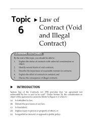 > section 2 (d) contract act 1950. Topic 6 Law Of Contract Void And Illegal Contract Restraint Of Trade Arbitration