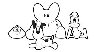 characters featured on bettercoloring.com are the property of their respective owners. Printable Pocoyo Coloring Pages Coloringme Com