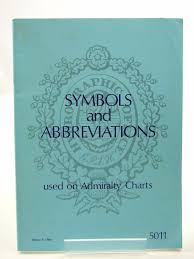 symbols and abbreviations used on admiralty charts stock