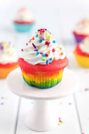 Our cupcakes are always made with the finest ingredients. Rainbow Cupcakes The Happier Homemaker