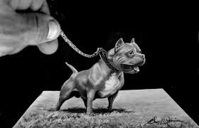 desenho hiper realista desenho 3d adriart animals pitbulls dogs