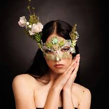 Women's Green Mask, Black Butterfly Masquerade Ball Masks, Green Lace Mask,  Green Fairy Masks