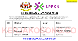 Laskar kelas ii maritim gred t1. Jawatan Kosong Lembaga Penduduk Dan Pembangunan Keluarga Negara Lppkn