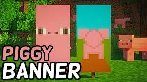 Home banners peppa pig minecraft banner. How To Make A Pig Banner In Minecraft 1 16 Loom Crafting Youtube