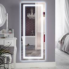 How to change led vanity mirror lights in sun visor. Qimh Vertical 47x22 Inch Wall Mounted Led Lighted Vanity Mirror With Aluminum For Sale Online Ebay
